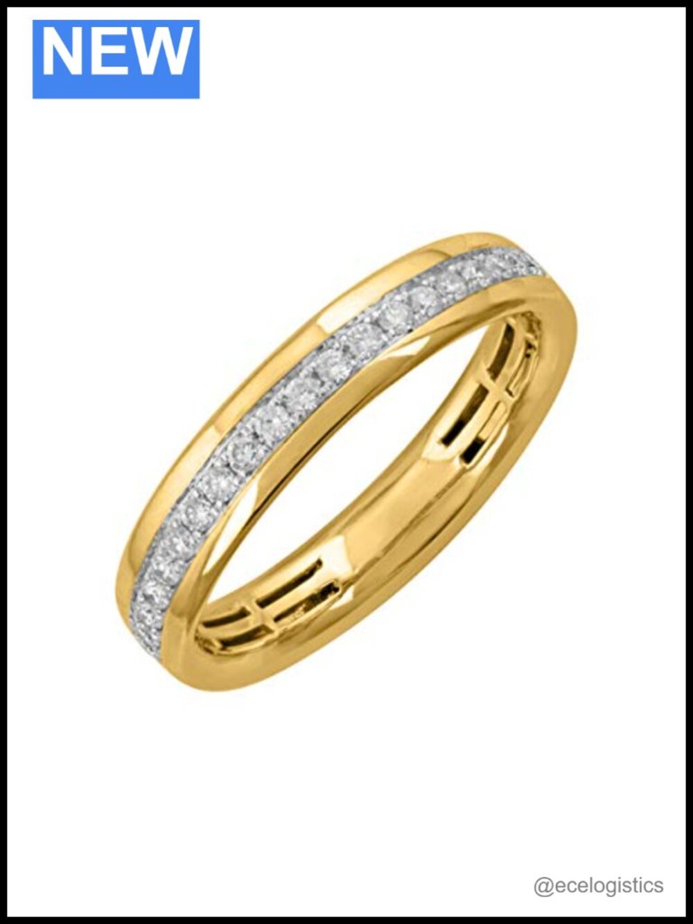0.25ct Diamond Wedding Band Ring 10K Gold